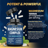StrongVit Magnesium Supplement 1000mg with a measuring spoon