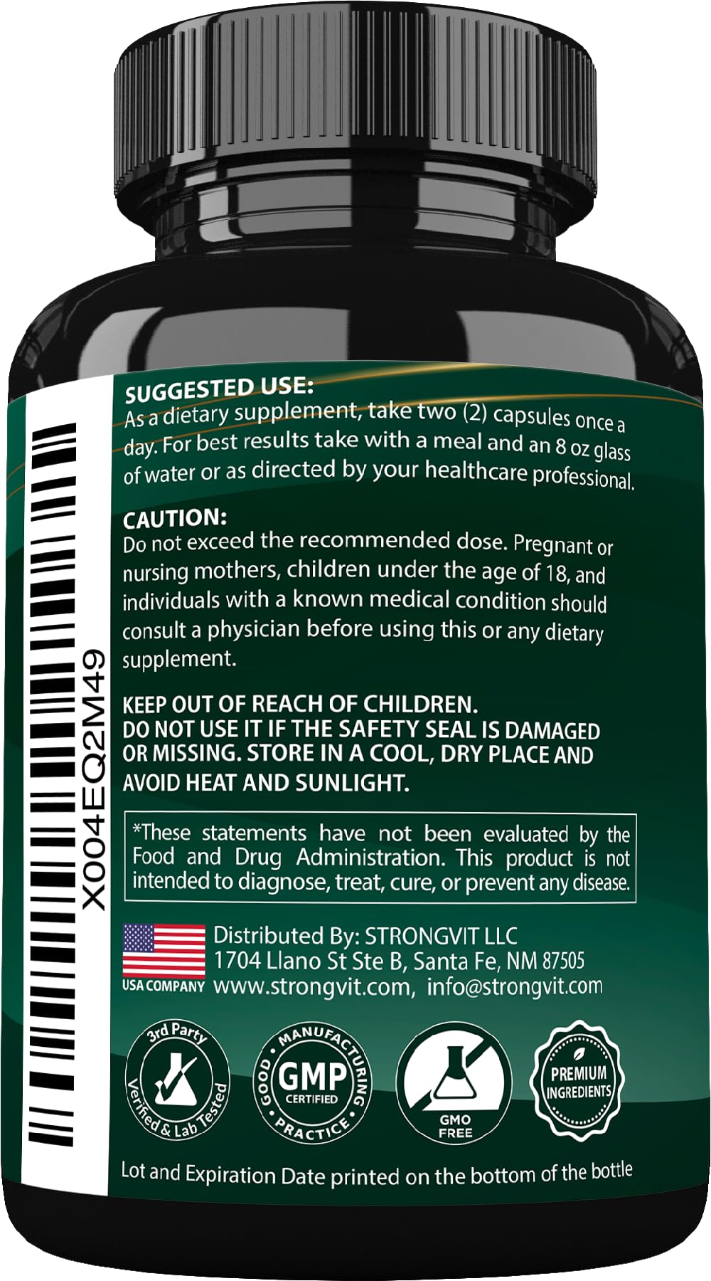 StrongVit Organic Sea Moss Capsules lifestyle scene
