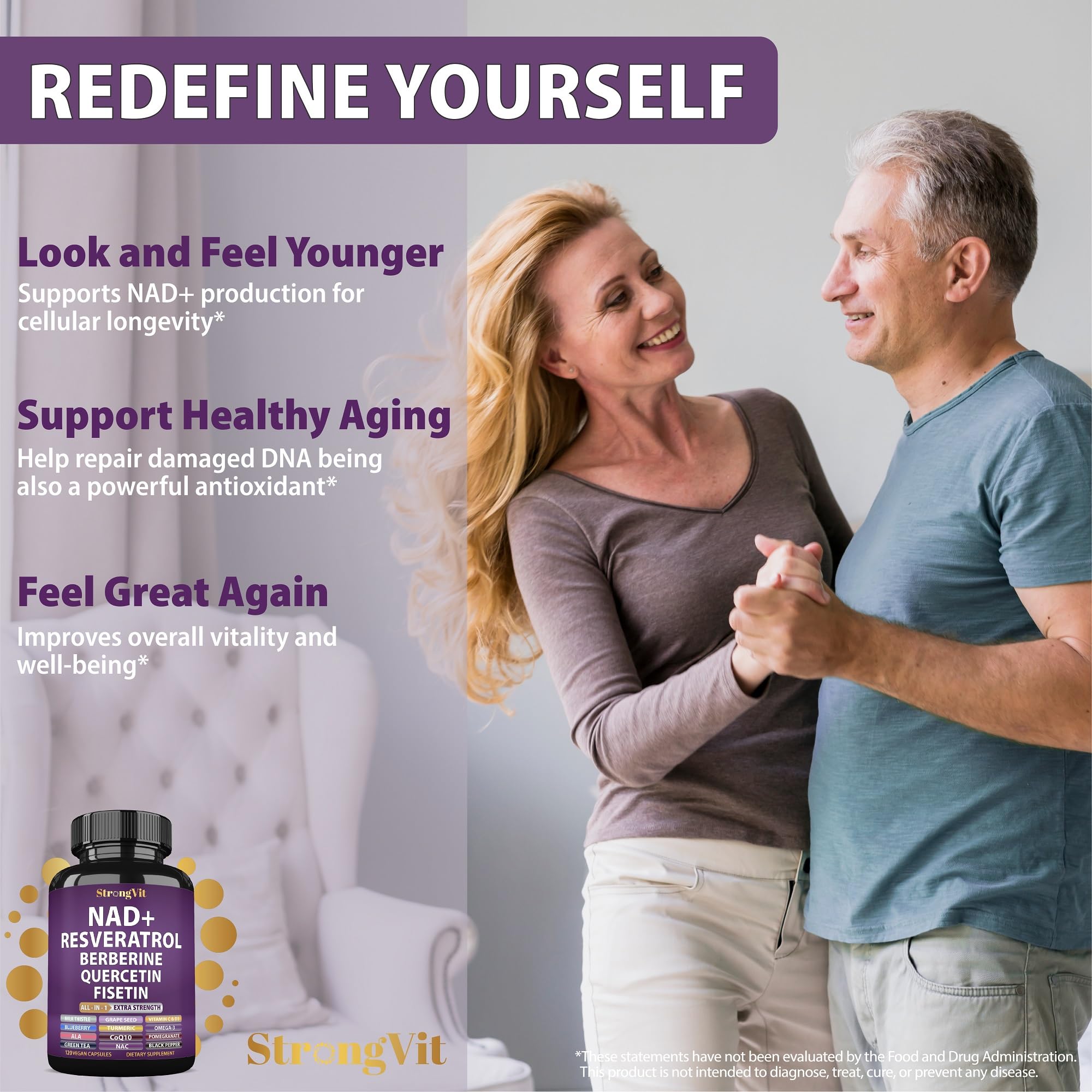 StrongVit Resveratrol 18-in-1 Supplement ingredients list