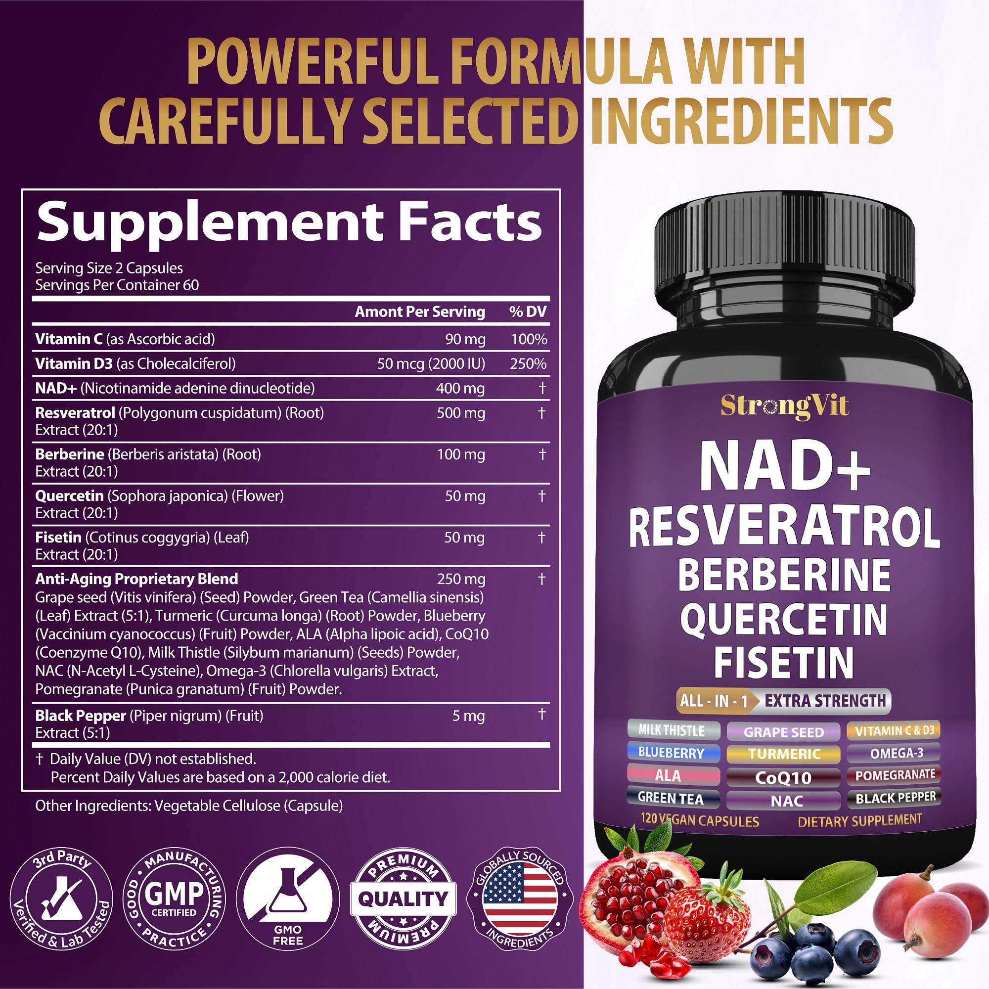 StrongVit Resveratrol 18-in-1 Supplement lifestyle scene