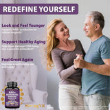 StrongVit Resveratrol 18-in-1 Supplement side view of bottle