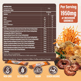 strrugel Mushroom Energy Supplement stick pack close-up showing contents