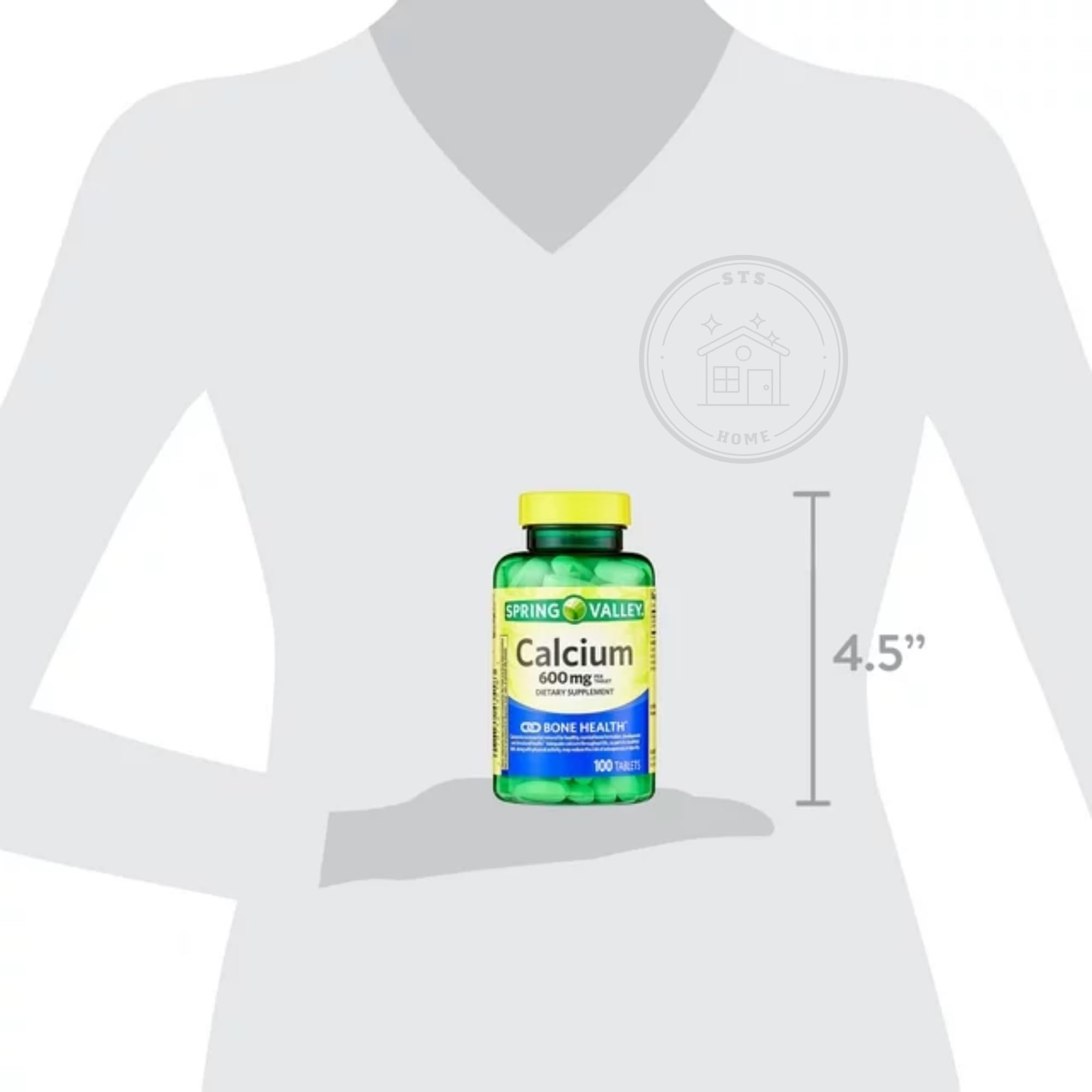 STS Home Calcium 600mg Tablets lifestyle image
