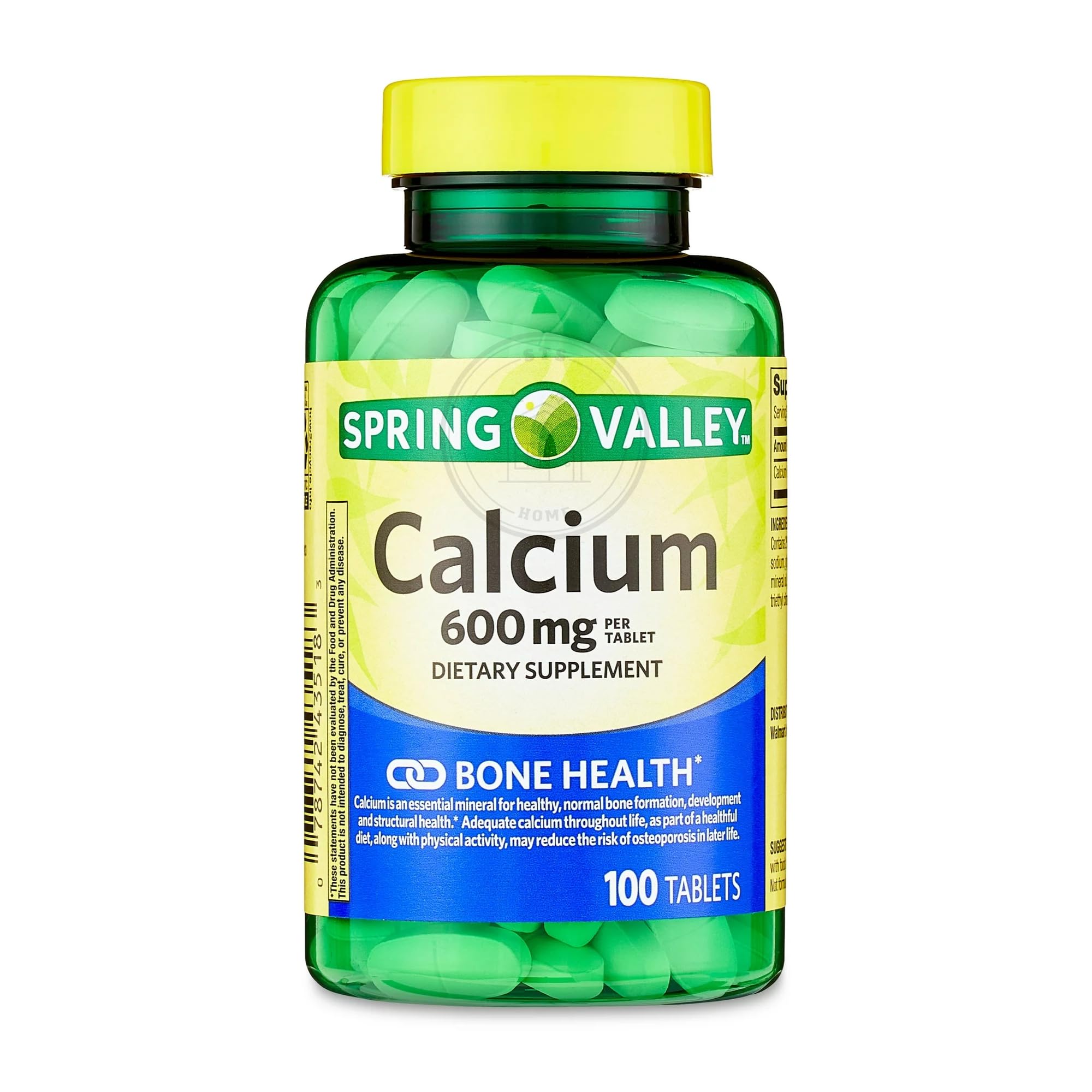 STS Home Calcium 600mg Tablets side view