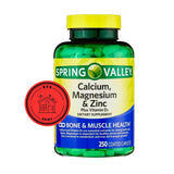 STS Home Calcium Magnesium Zinc with Vitamin D3 front view of packaging