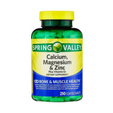 STS Home Calcium Magnesium Zinc with Vitamin D3 side view of caplets