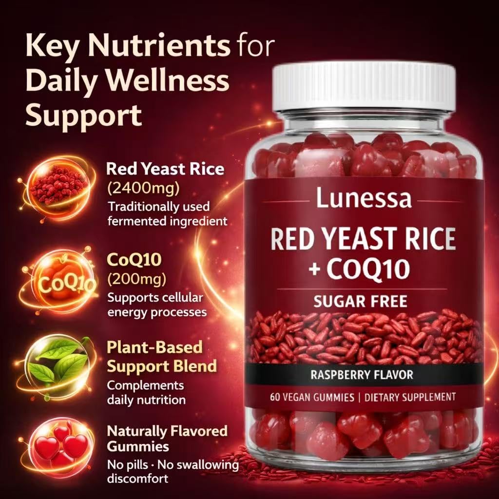SUBMETIC Red Yeast Rice Gummies bottle with label