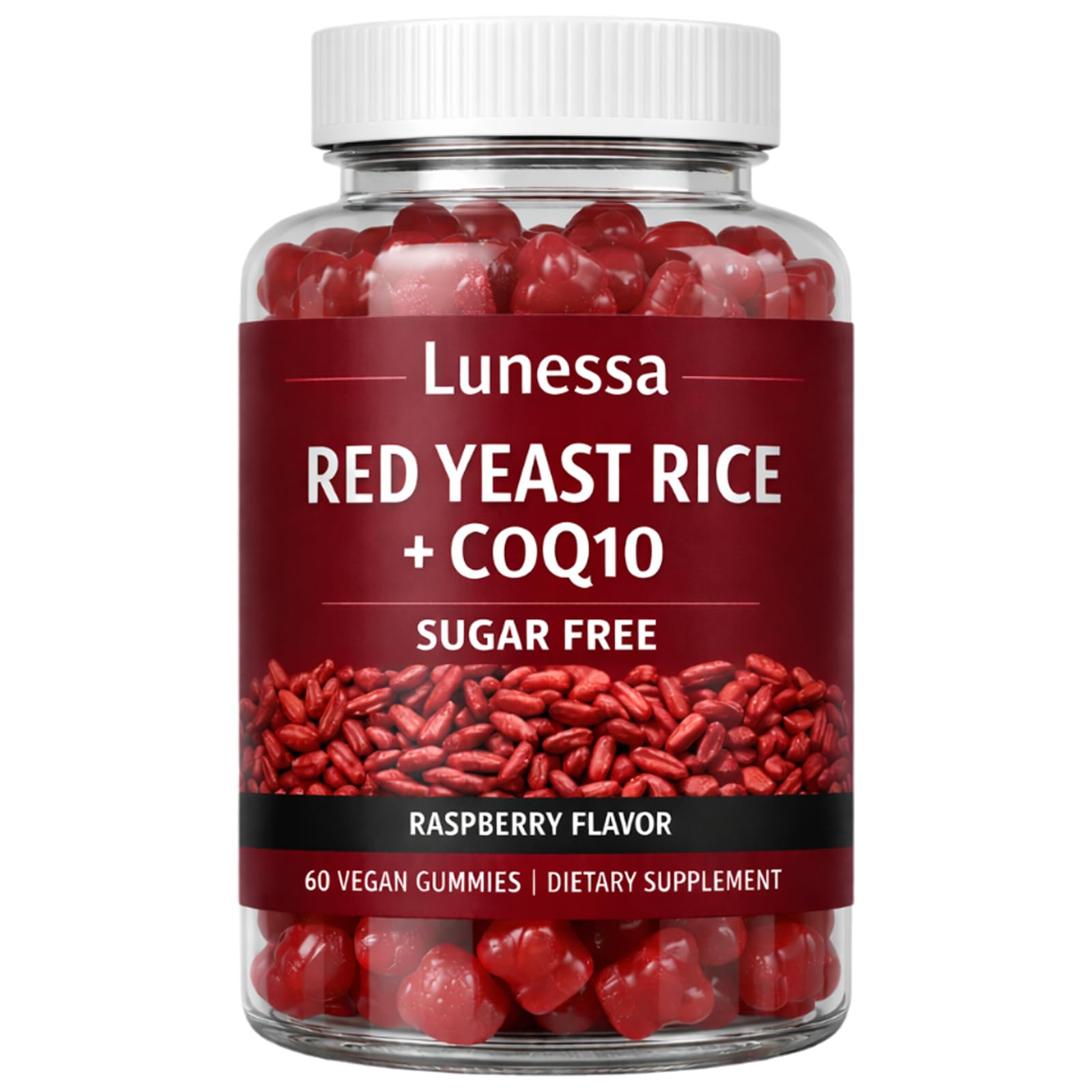 SUBMETIC Red Yeast Rice Gummies front view with packaging