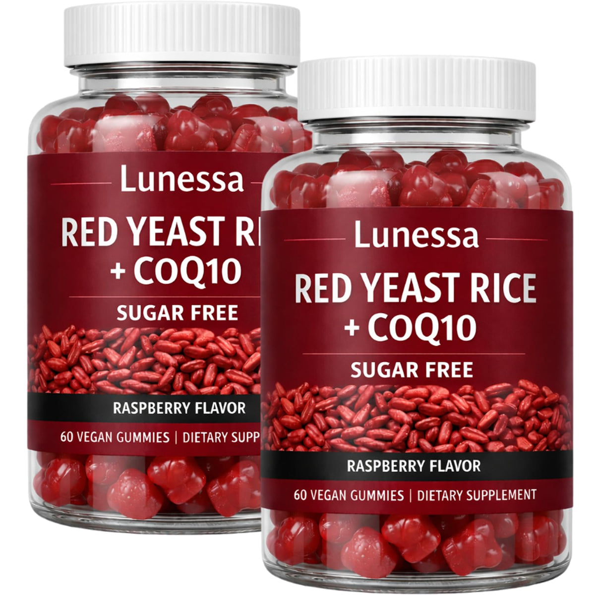 SUBMETIC Red Yeast Rice Gummies front view with packaging