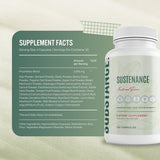 SUBSTANCE. Sustenance Greens Supplement bottle side view