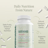 SUBSTANCE. Sustenance Greens Supplement ingredients list
