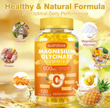 sudrolove Magnesium Glycinate Gummies 600mg side view