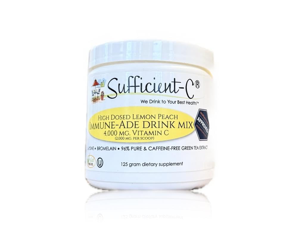 Sufficient-C L-Lysine Supplement front view with packaging