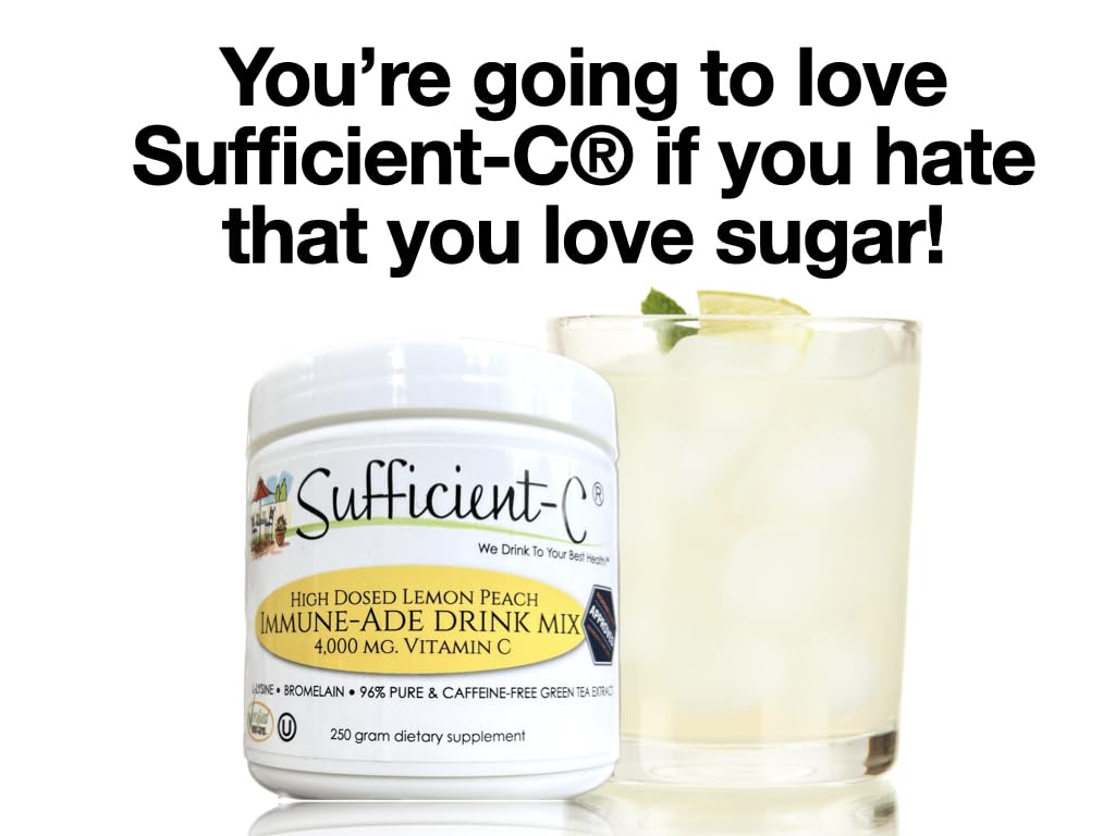 Sufficient-C Vitamin C Drink Mix 250g with fresh fruits