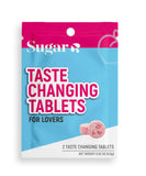SUGAR SPLASH Miracle Berry Tablets sachet front view with two tablets