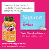 SUGAR SPLASH Miracle Berry Taste Changing Tablets with 9Pines Pineapple Shot
