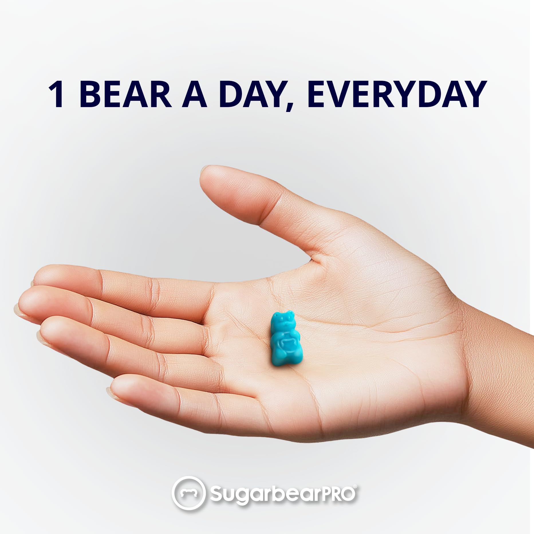 SugarBearHair Biotin Supplement in a health-focused kitchen