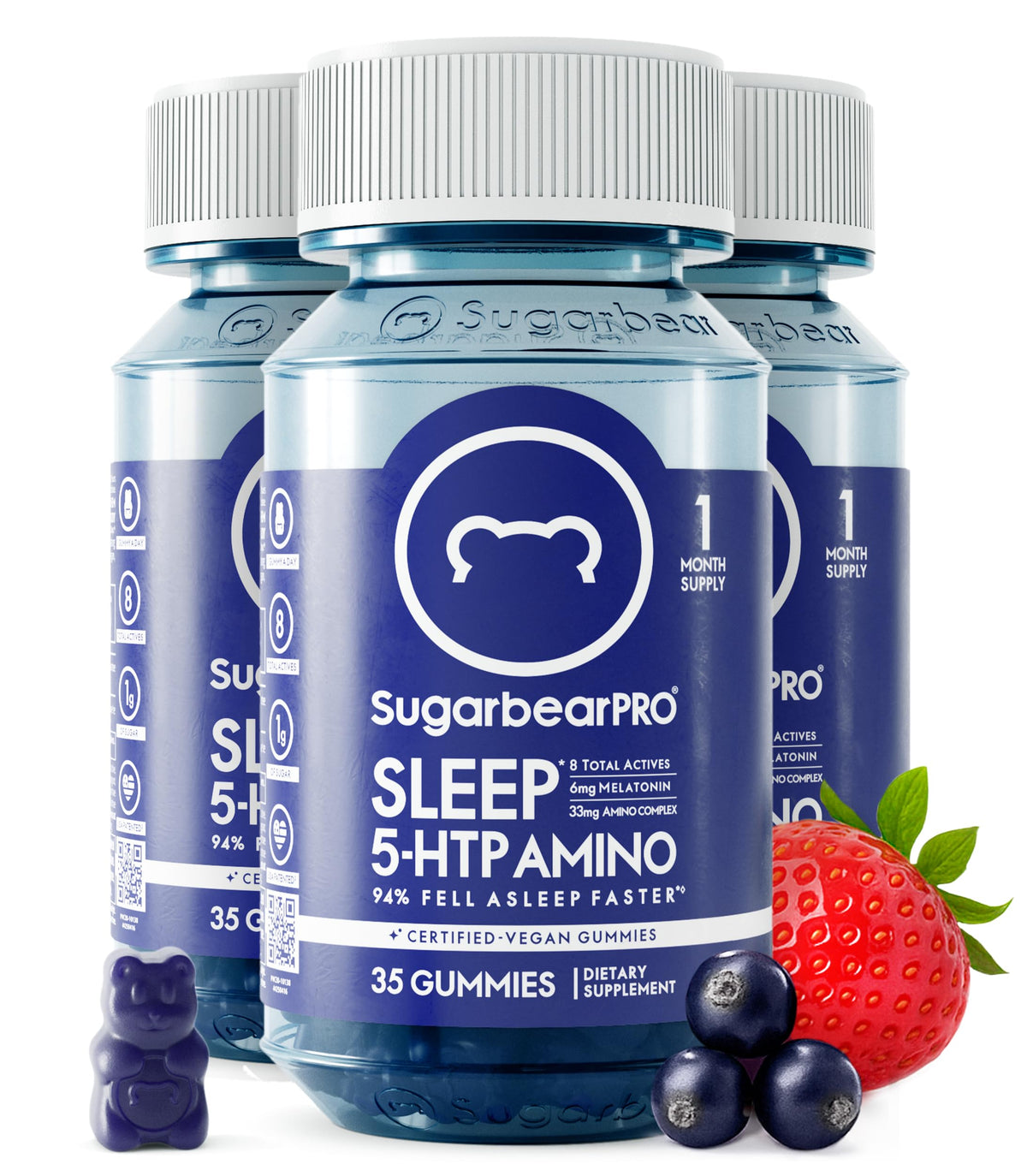 SugarBearHair Sleep Gummy 3 Month Supply front view