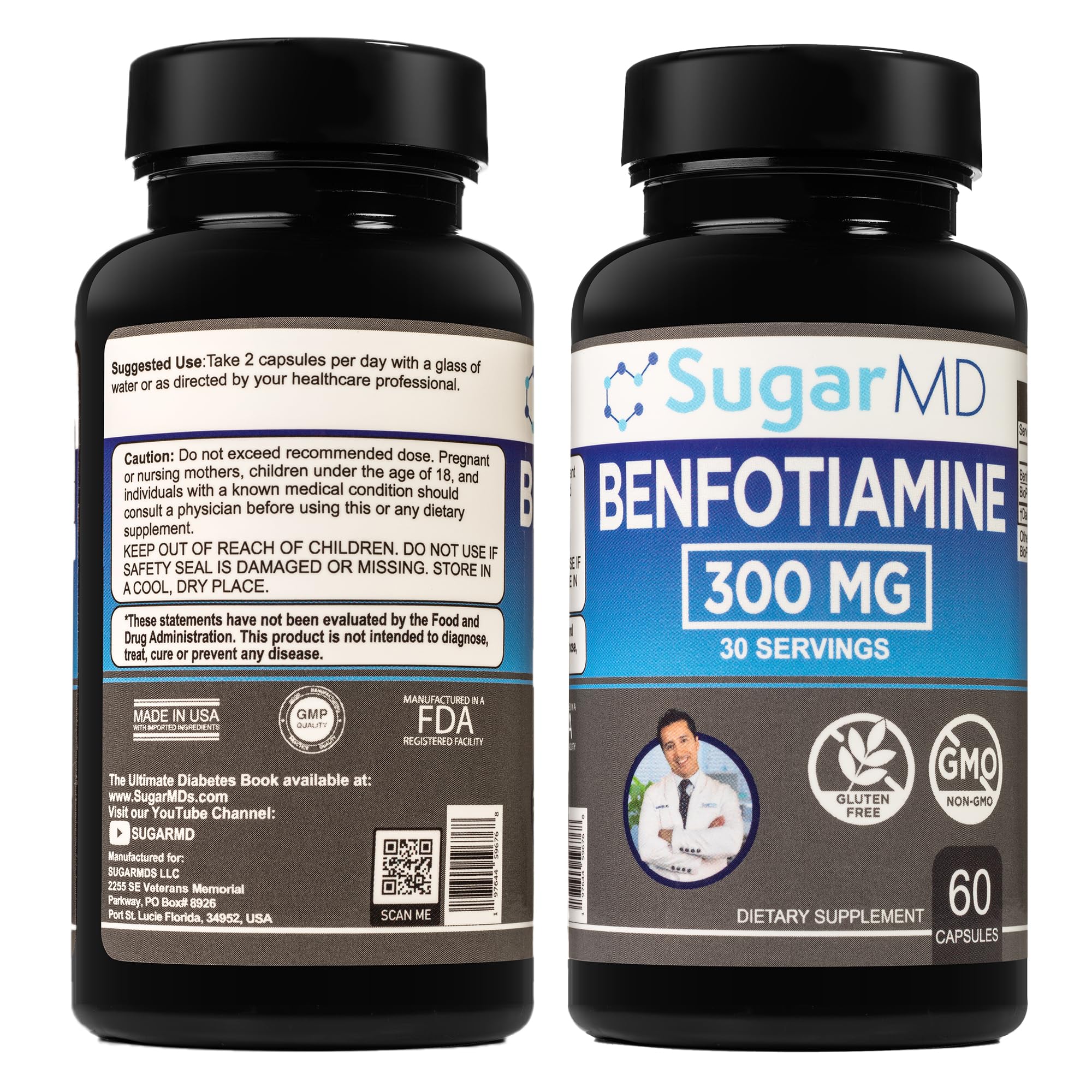 SugarMD Chondroitin Supplement 30g front view