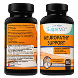 SugarMD Neuropathy Support Supplement bottle front view
