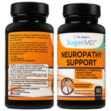 SugarMD Neuropathy Support Supplement bottle front view