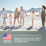 SugarMD Neuropathy Support Supplement lifestyle scene with healthy foods