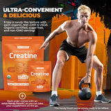 Suitly Creatine Gummies in a gym setting