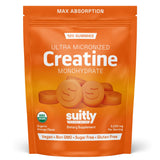 Suitly Creatine Gummies travel pouch with gummies