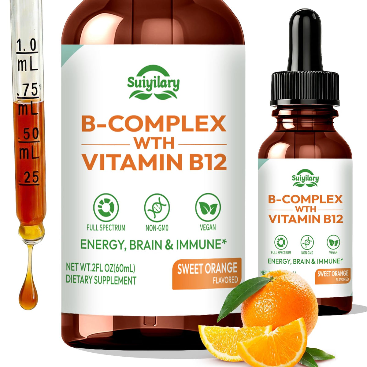 Suiyilary B12 Liquid Supplement bottle front view