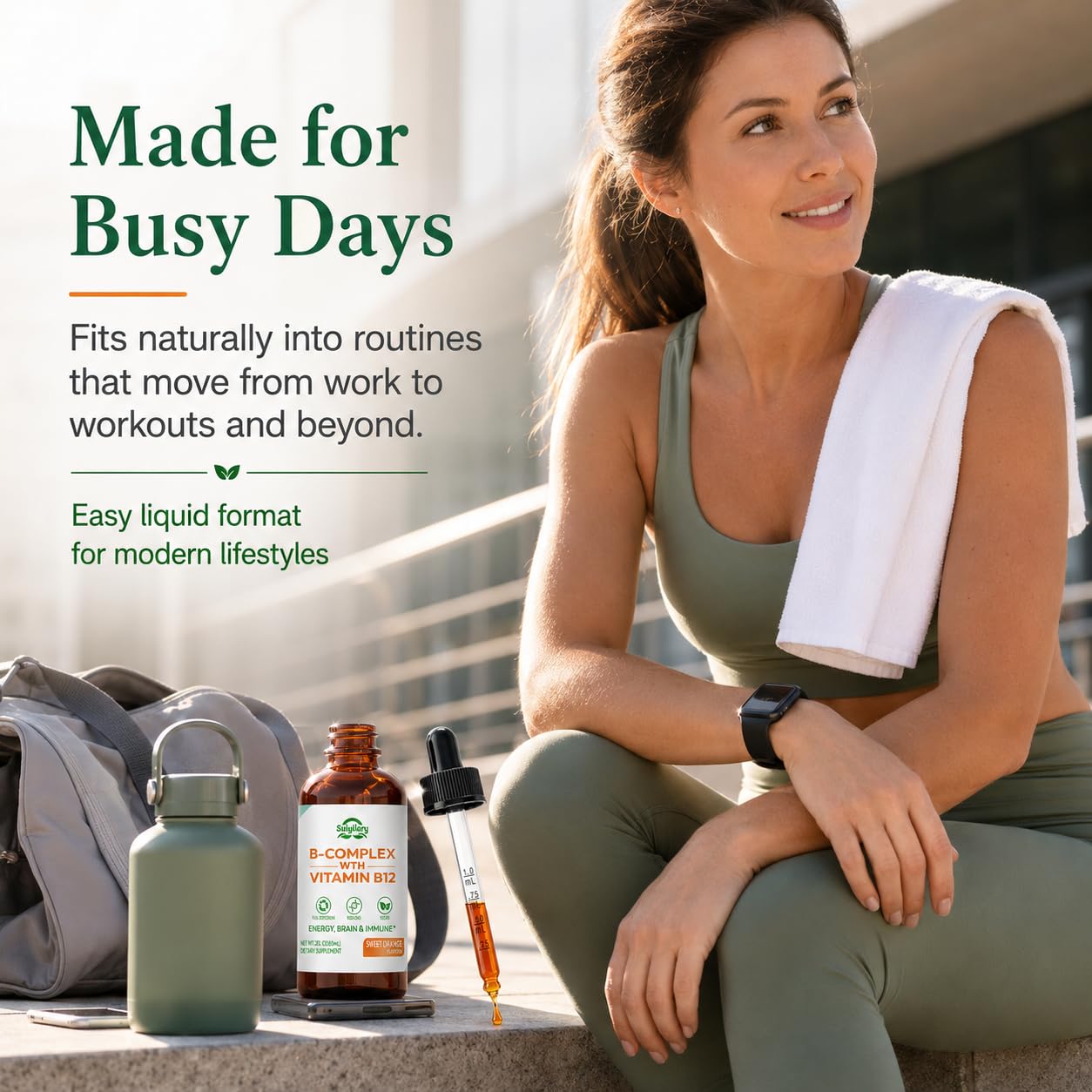 Suiyilary B12 Liquid Supplement packaging