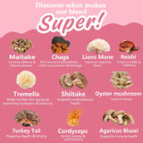 Suiyilary Hot Cocoa Collagen Blend scoop with cocoa powder