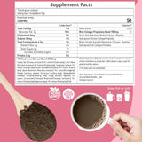 Suiyilary Hot Cocoa Collagen Blend side view of bottle
