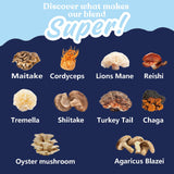 Suiyilary Mushroom Cocoa 113g back view with nutritional information