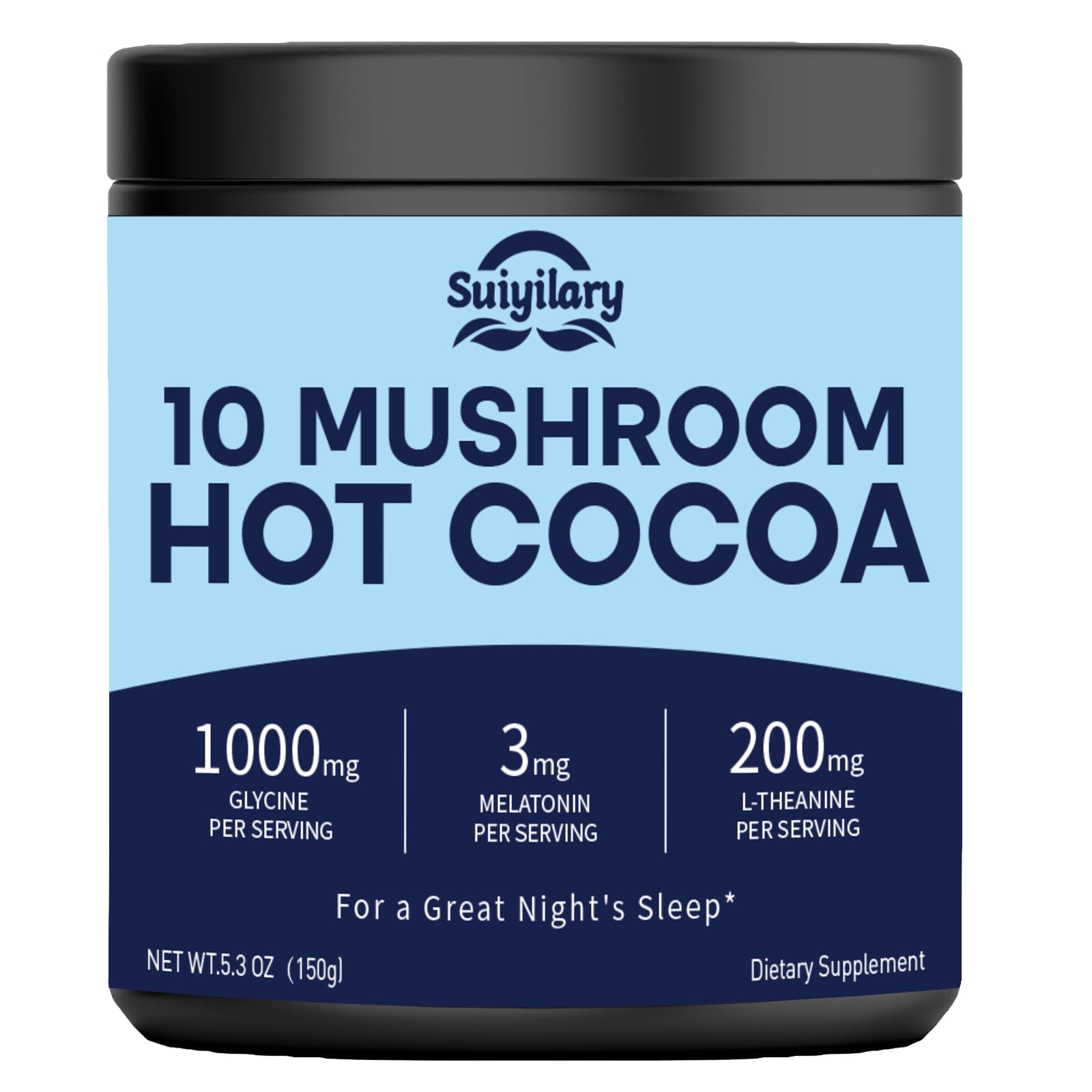 Suiyilary Mushroom Cocoa 113g front view with packaging