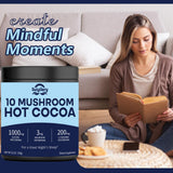 Suiyilary Mushroom Cocoa 113g side view showing resealable lid