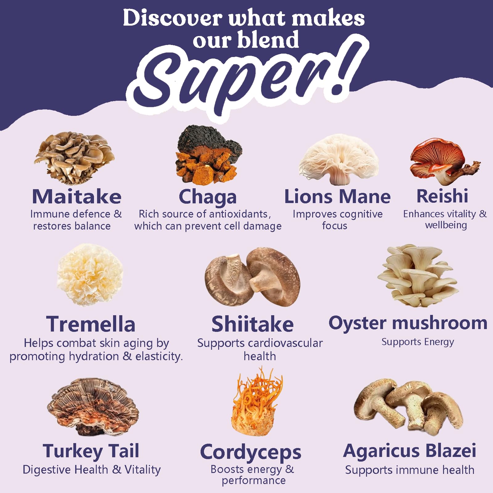 Suiyilary Mushroom Cocoa Powder Blend 209g packaging