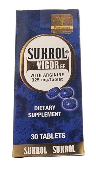 Sukrol Vigor Dietary Supplement 30 Tabs packaging