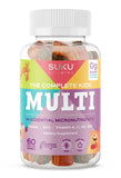 SUKU Kids Multivitamins Gummies front view with packaging