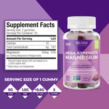 SUKU Magnesium Gummies in a bowl with fresh fruits