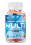 SUKU Men's Multivitamin Gummies front view with packaging