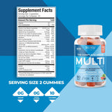 SUKU Men's Multivitamin Gummies in hand for size reference