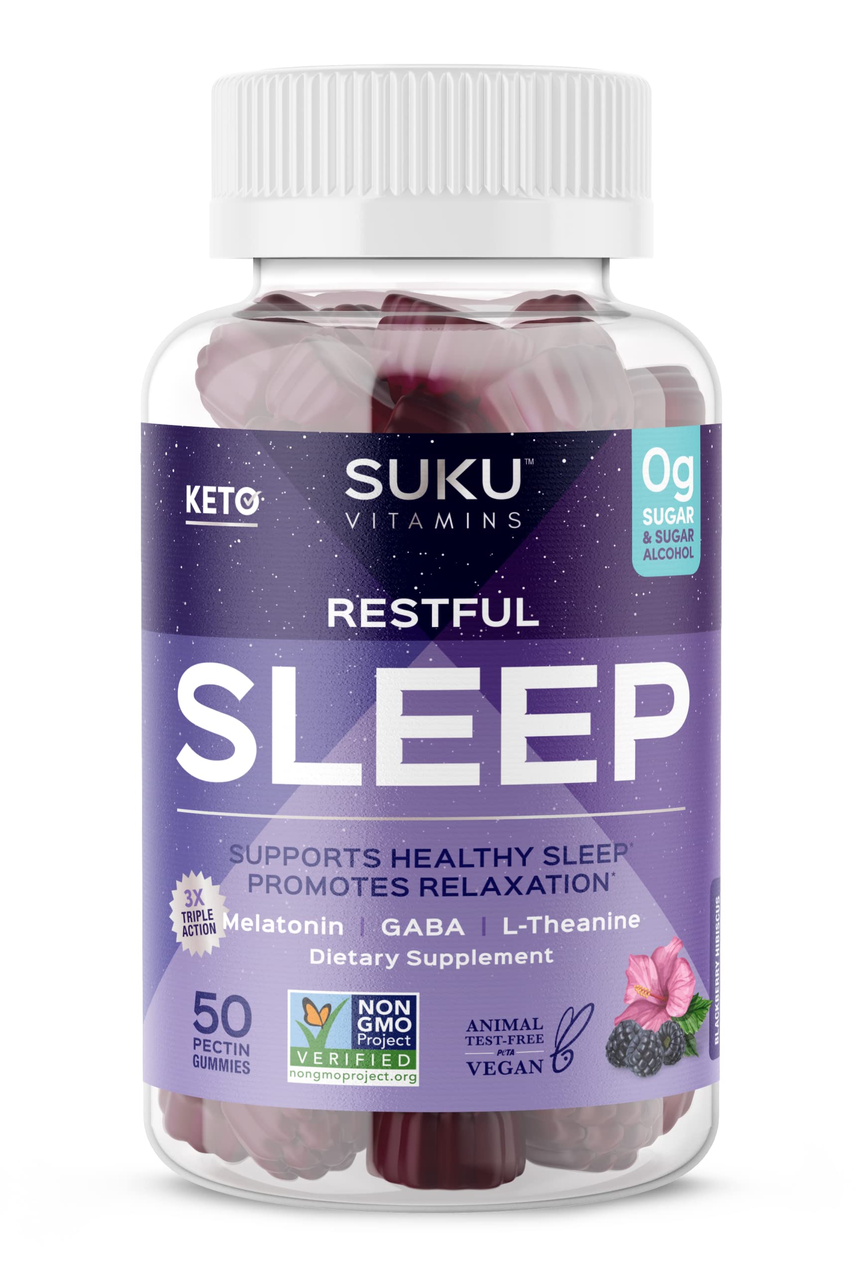 SUKU Sleep Gummies bottle front view