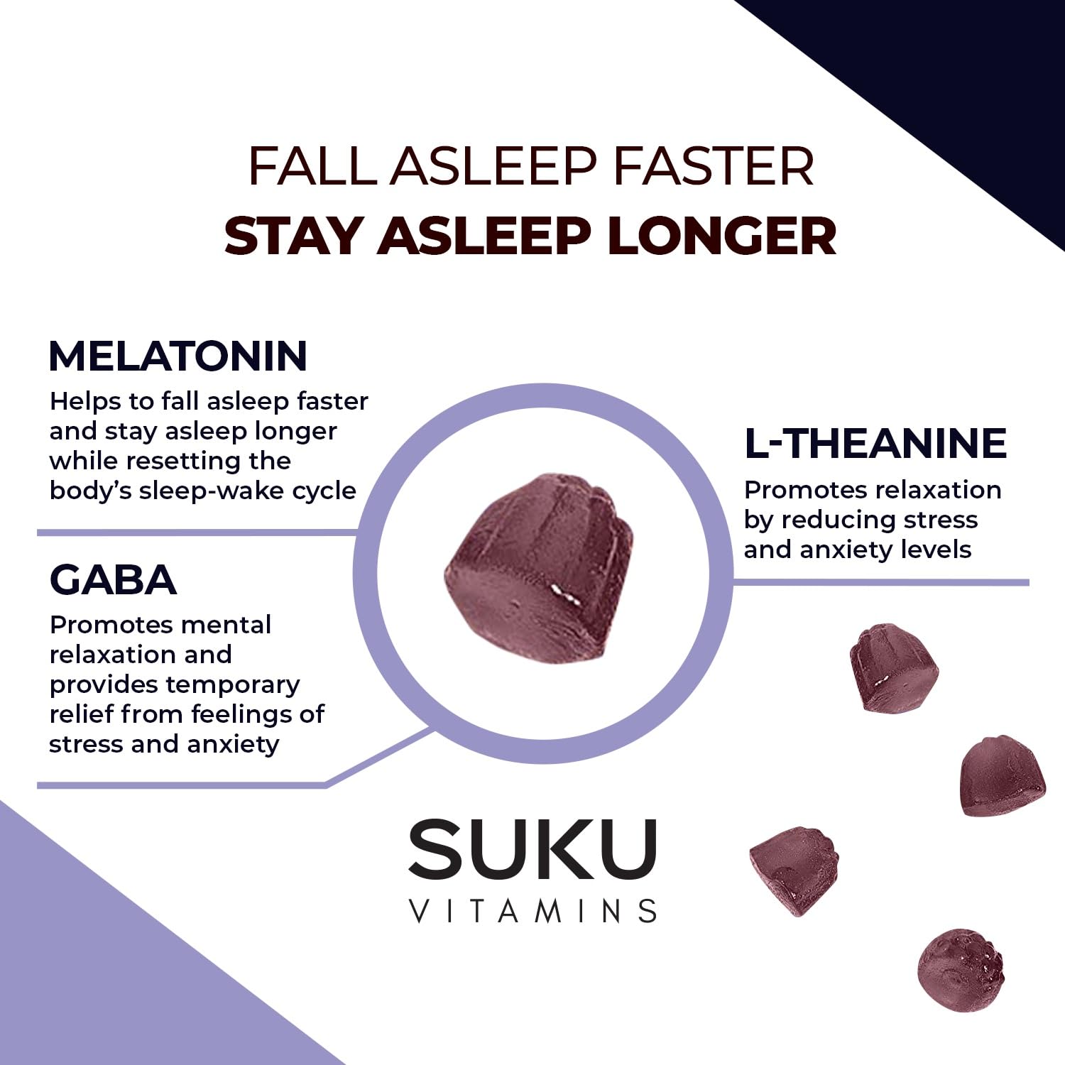 SUKU Sleep Gummies calming ingredients