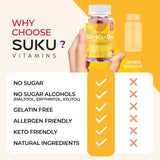 SUKU Vitamin D3 + K2 + B12 Gummies lifestyle scene