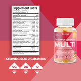 SUKU Women's Multivitamin Gummies nutritional information
