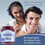 SumDIP Irish Sea Moss Gel with fresh blueberries