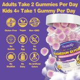 SumDIP Magnesium Glycinate Gummies 200mg with fresh strawberries