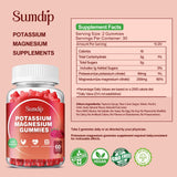 SumDIP Potassium Magnesium Gummies displayed with fresh fruits