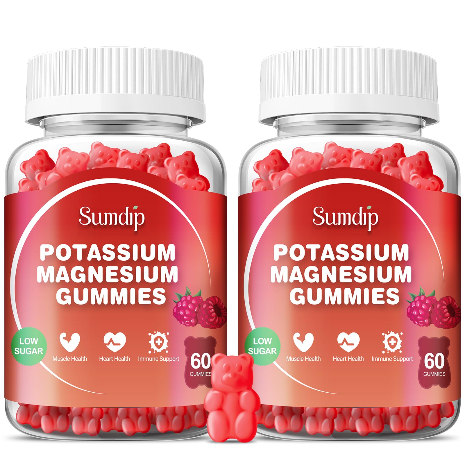 SumDIP Potassium Magnesium Gummies front view with packaging
