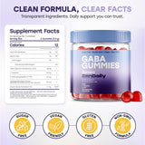 Sumera GABA Gummies with two gummies on a table